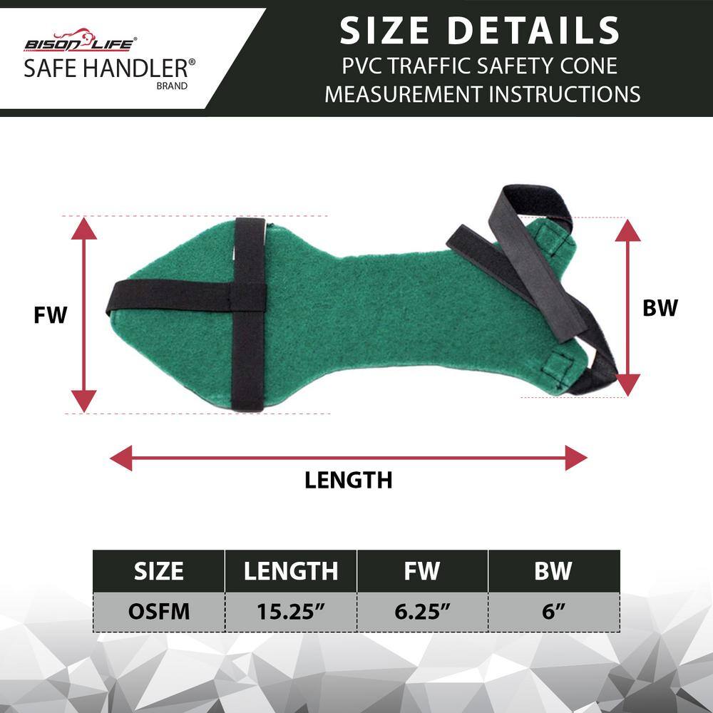 Safe Handler Green Washable Shoe Guards with Inbuilt Slip-resistant Reinforced Edges 2 Pairs BLSH-ES-WSG-1G-2