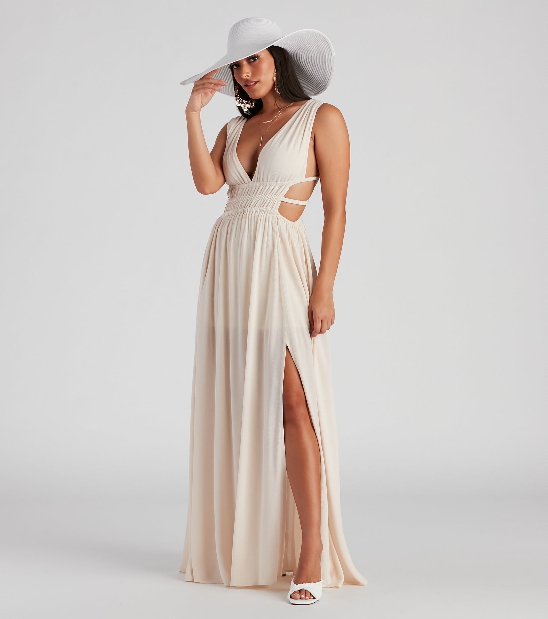 Desert Vacay Sleeveless Maxi Dress