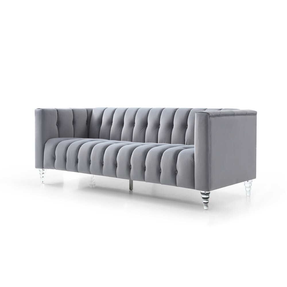 Modern and beautiful sofa with acrylic leg