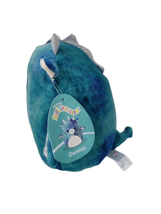 Squishmallows Official Kellytoys Plush 8 Inch Dominic the Teal Blue Dragon Ultimate Soft Stuffed Toy