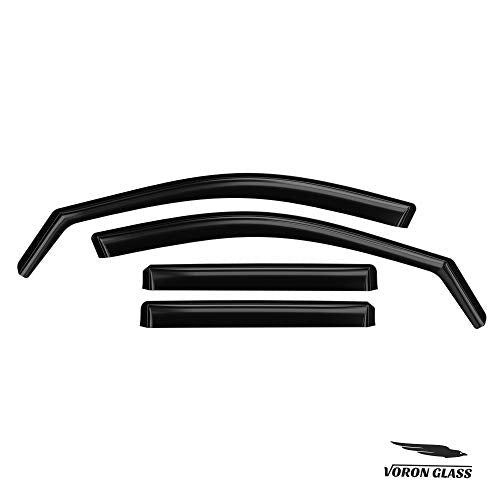 Voron Glass in-Channel Extra Durable Rain Guards for Chevrolet (Chevy) Traverse 2018-2022， Window Deflectors， Vent Window Visors， 4 Pieces - 220118