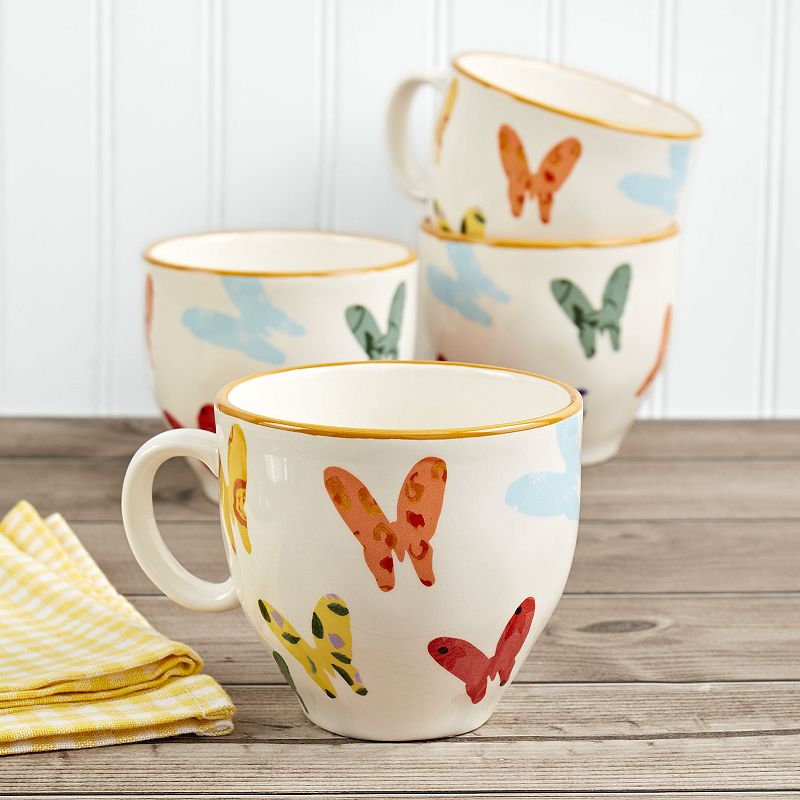 Dolly Parton 4-pc. Mariposa Mug Set