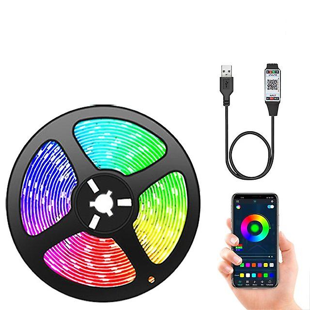 Bluetooth App Control Led Strip Light Rgb Smd 5050 5v Usb Tape Flexible Light Strip For Tv Backlight Room Decoration