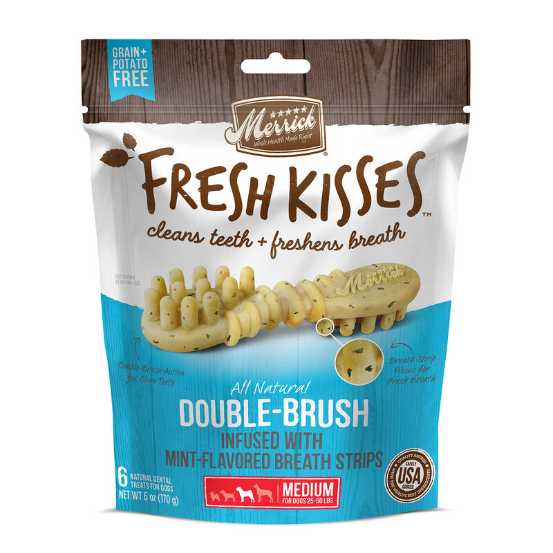 Fresh Kisses Mint Strips Medium Dog Treats 23oz