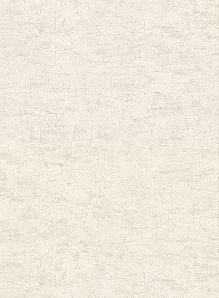 Sample Pembroke Off-White Faux Plaster Wallpaper from the Main Street Collection