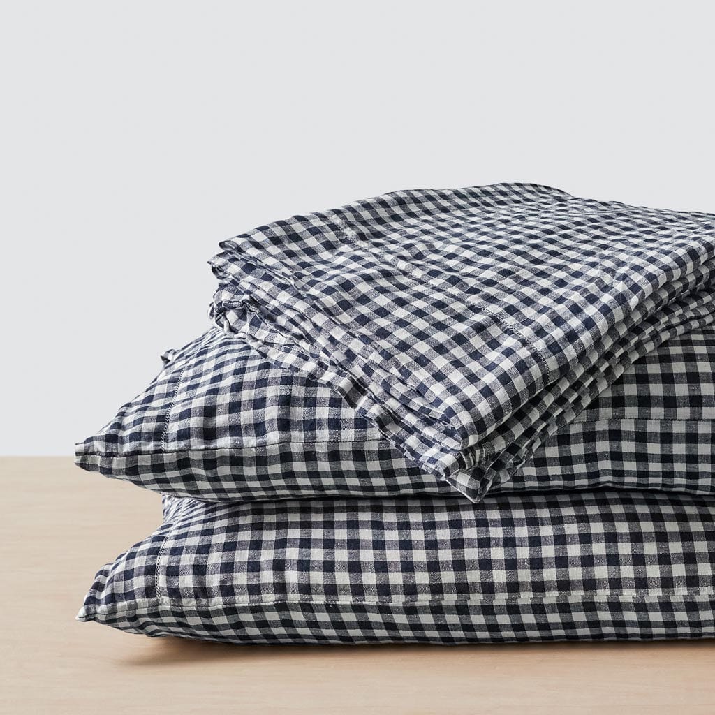 Stonewashed Linen Sheet Set