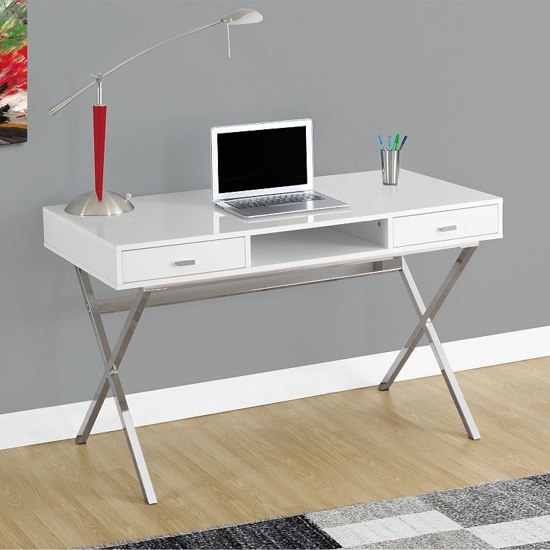 Monarch X-Shape Legs Modern Desk