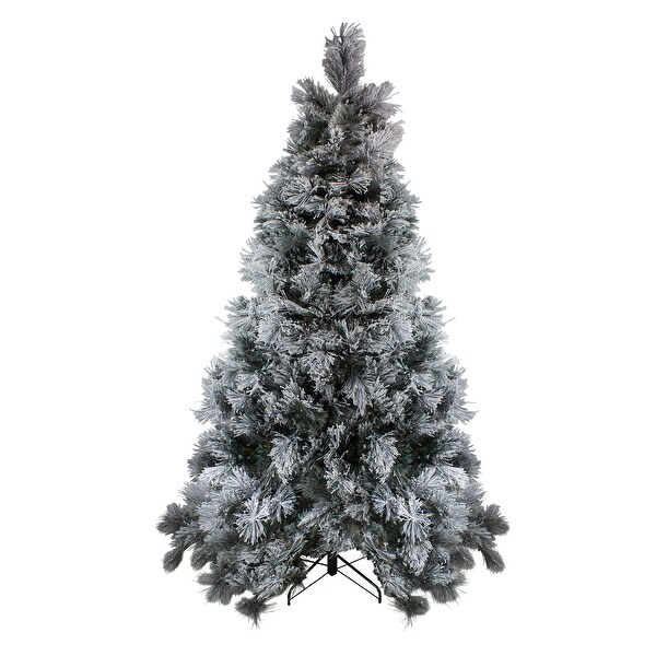 Flocked Black Spruce Artificial Christmas Tree