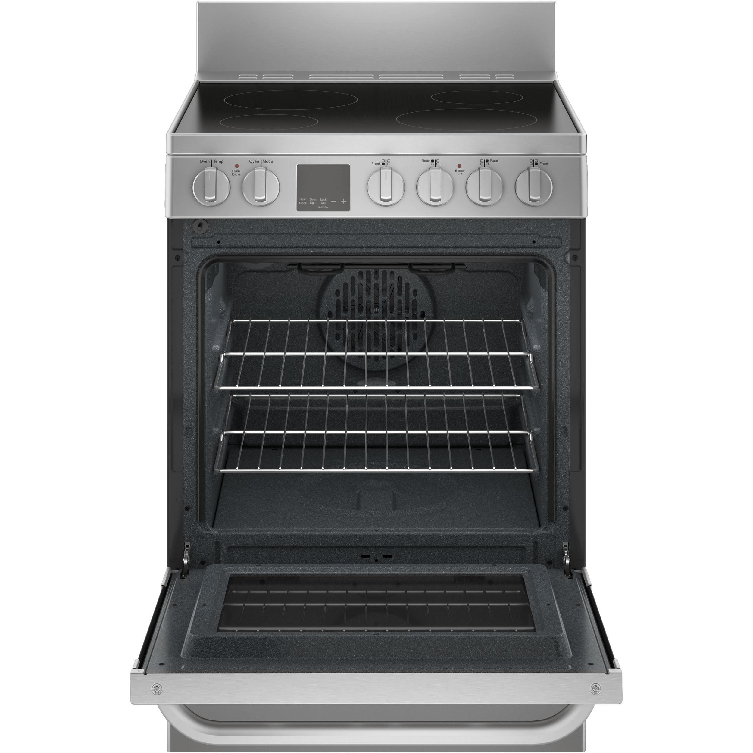 Haier 24-inch Freestanding Electric Range with Convection QCAS740RMSS