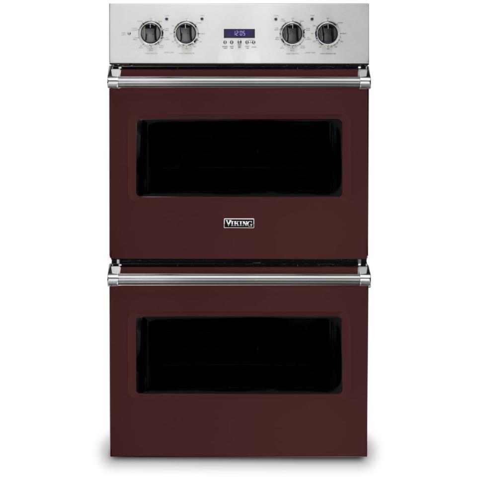 Viking 30-inch 9.4 cu.ft. Built-in Wall Double Oven with TruConvec Convection VDOE130KA