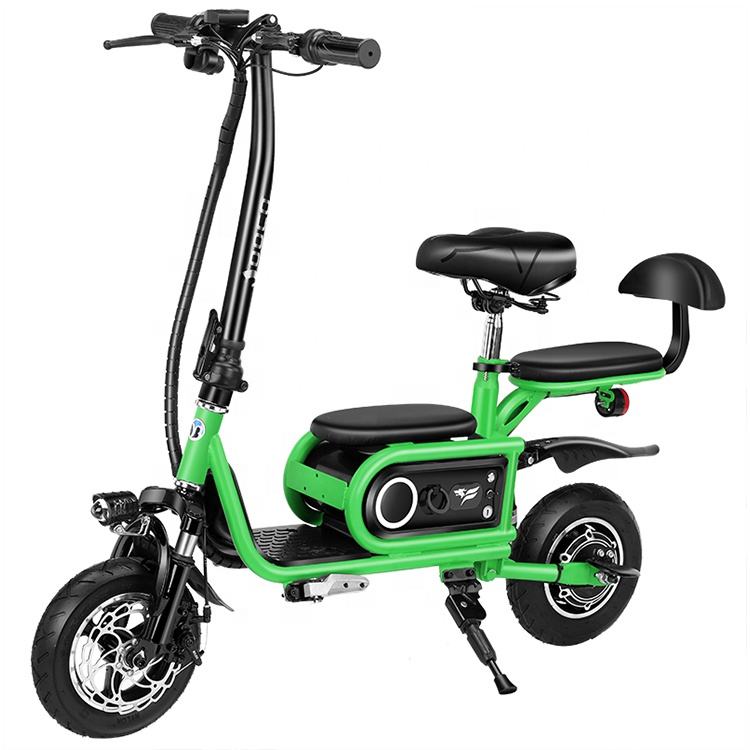 Hot selling high carbon steel ready to ship e bike customized brushless motor yellow color foldable electric bike for adults