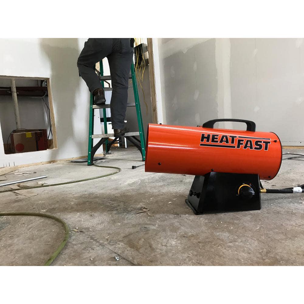 HEATFAST 155000 BTU LP Forced Air Propane Space Heater with Variable Heat Control