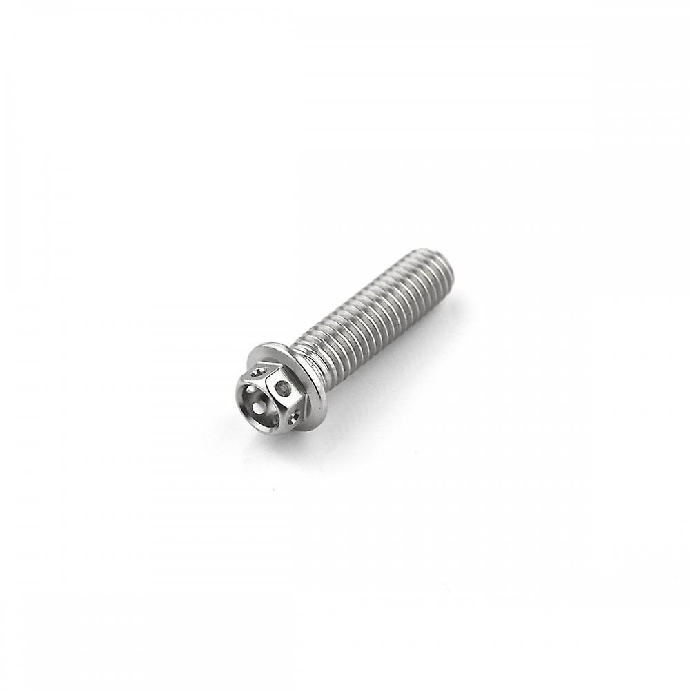 Racebolt Aluminium Race Flanged Hex Extra Small Head Bolt M8 X 1.25mm X 30mm Silver