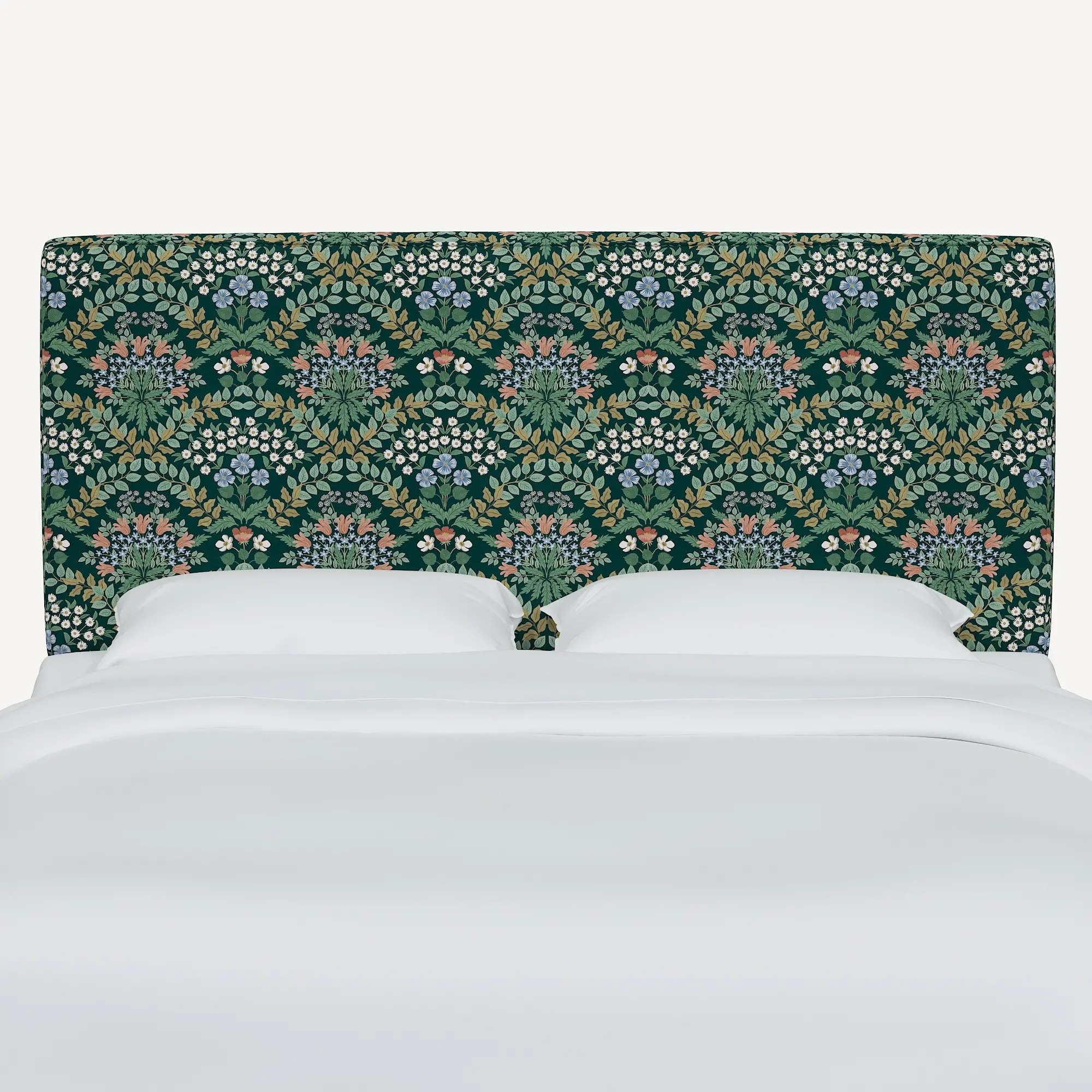 Rifle Paper Co Elly Bramble Emerald Twin Headboard