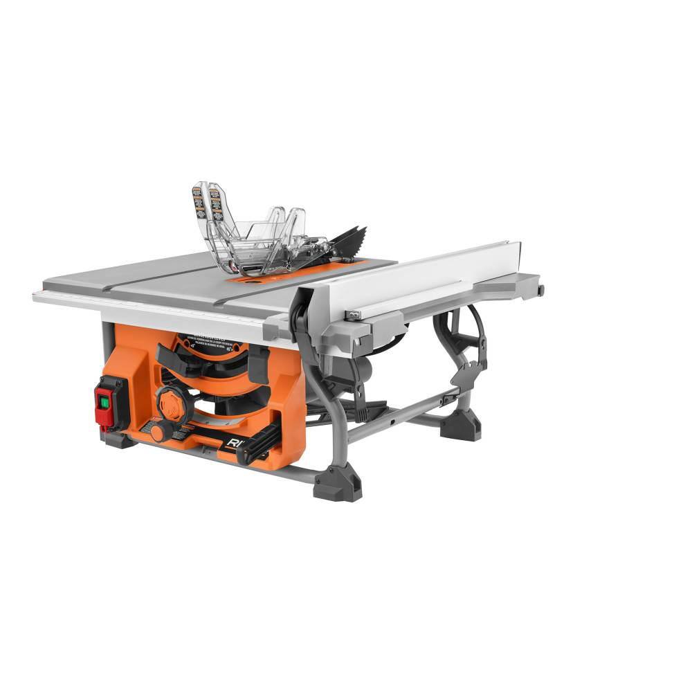 RIDGID 15 Amp 10 in. Portable Jobsite Table Saw (No Stand) R4518NS