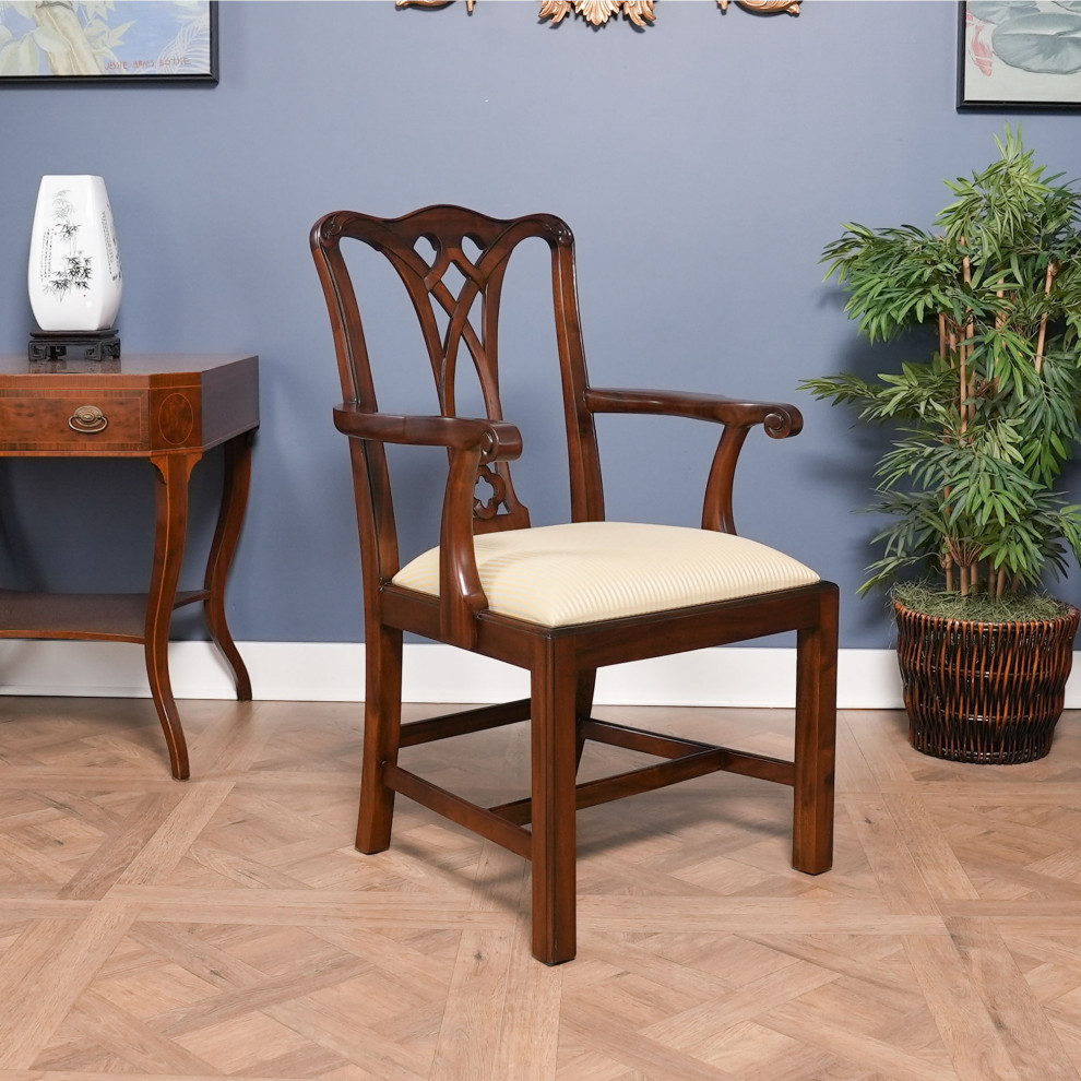 Country Chippendale Arm Chair   Traditional   Dining Chairs   by Niagara Furniture  Houzz