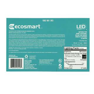 EcoSmart 40-Watt Equivalent A19 Dimmable ENERGY STAR LED Light Bulb Bright White (16-Pack) B7A19A40WESD02