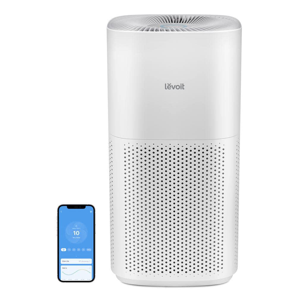 LEVOIT PlasmaPro 600S Smart True 635 sqft White Panel HEPA Air Purifier