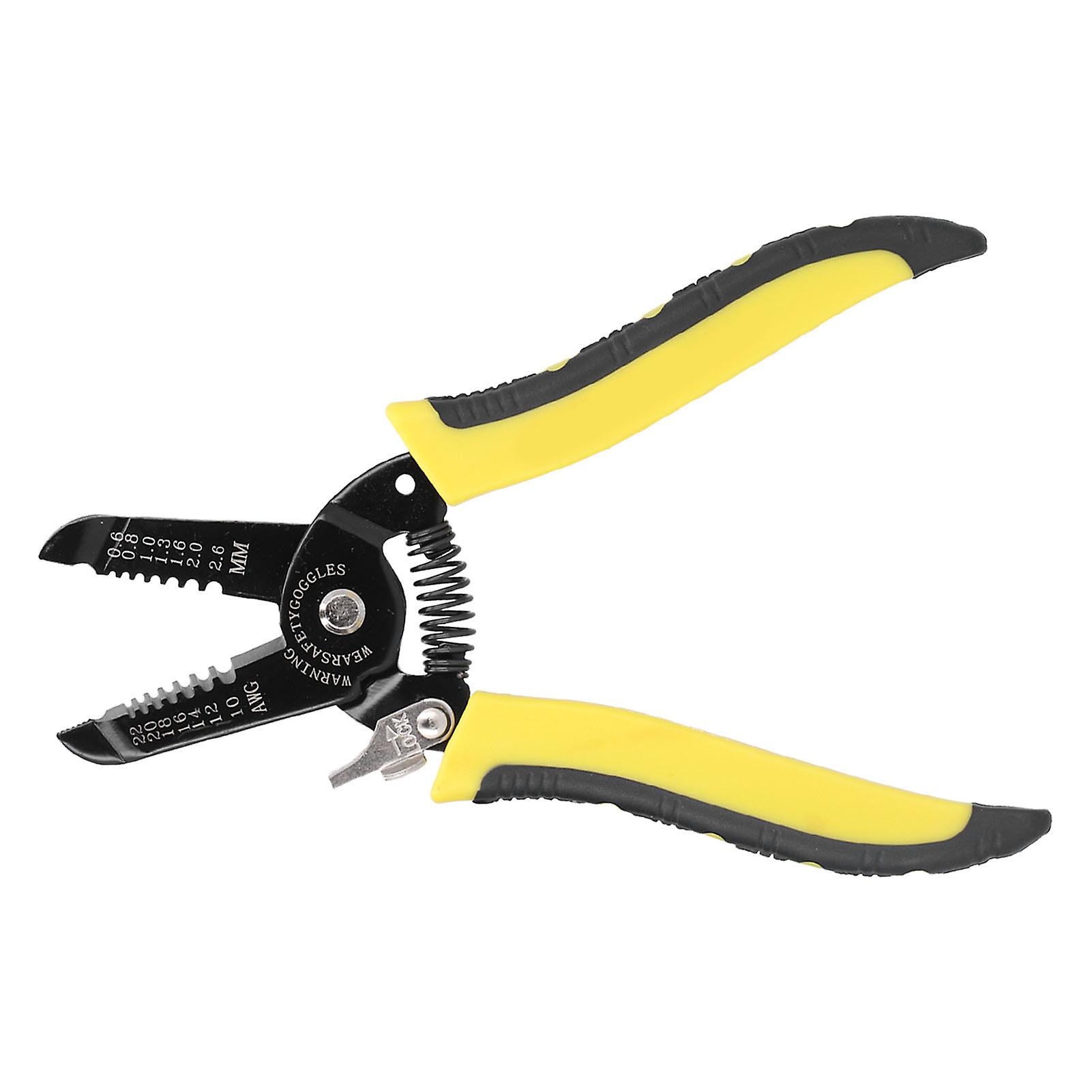 Wire Stripper Highcarbon Steel Wire Stripping And Cutting Plier For Stripping Wires Of 0.62.6mm Diameter