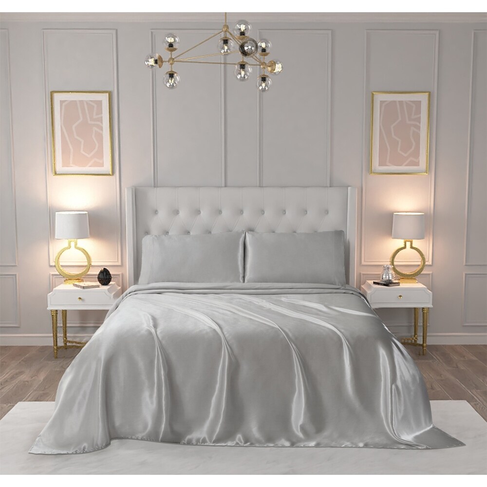 Juicy Couture Silky Satin Sheet Set
