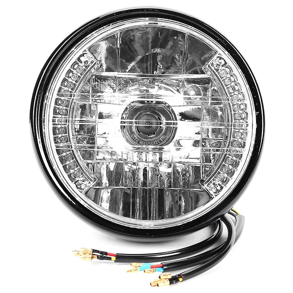 7'' H4 Motorcycle Headlight Flasher Led Front Turn Signal Light Lamp