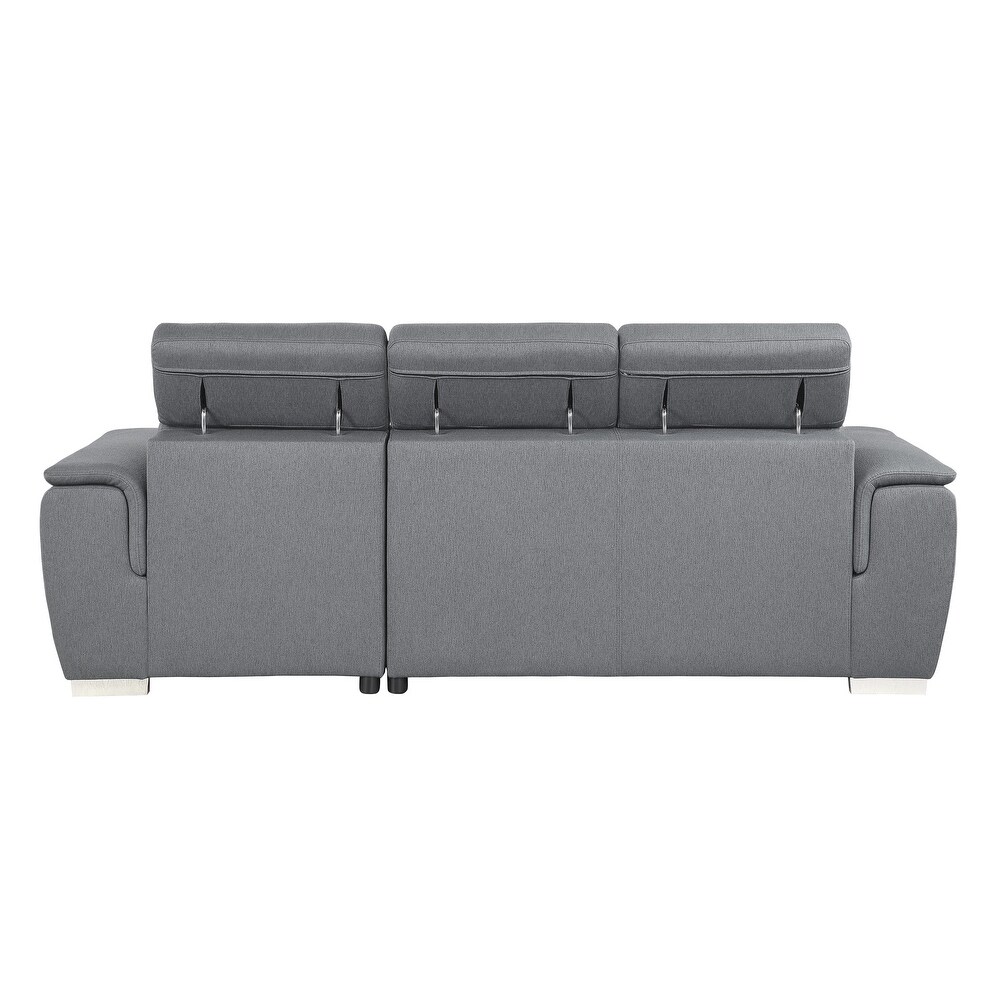 McCoy 2 Piece Sofa Chaise with Pull Out Bed