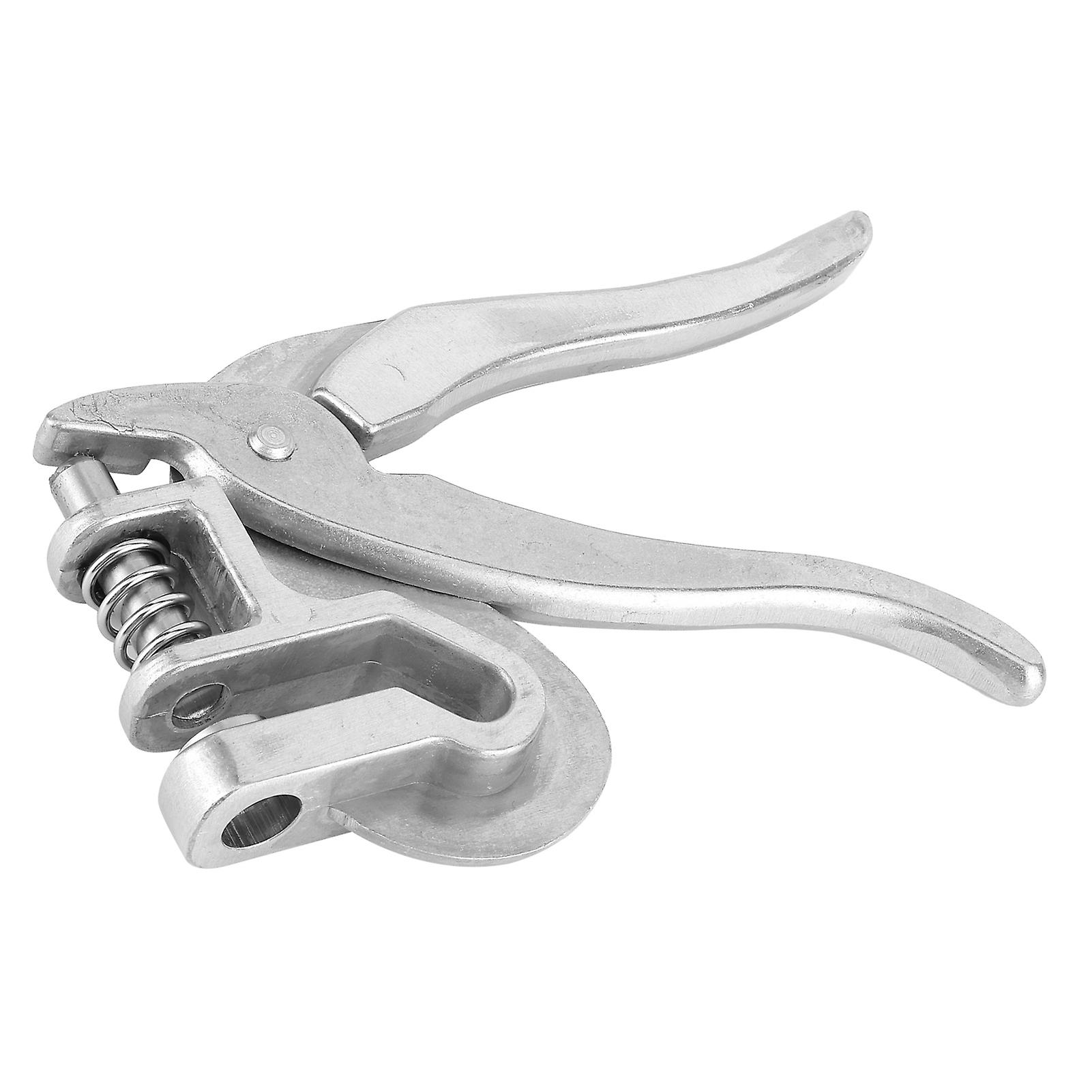 Aluminium Alloy Pig Ear Tongs Pliers Animal Livestock Cattle Sheep Ear Marker Notch Pliers