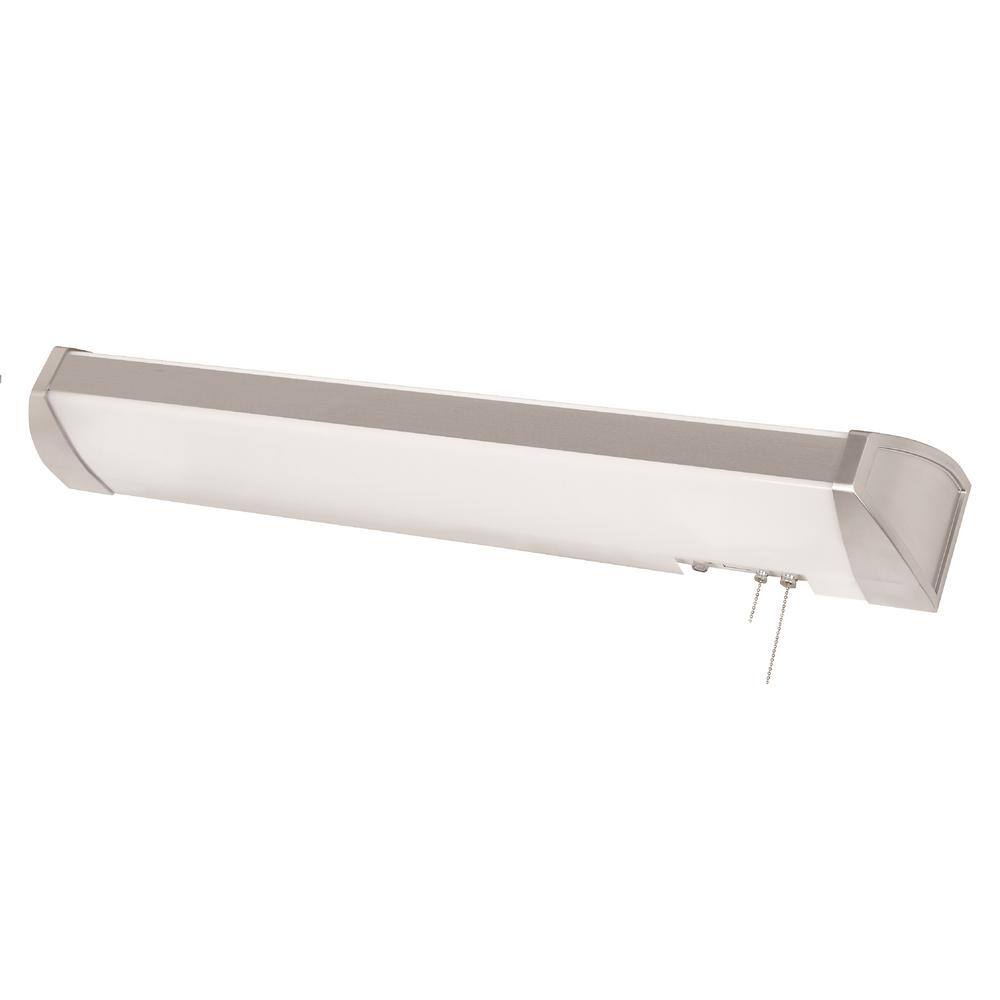 AFX Ideal 4 ft. 46-Watt Integrated LED Brushed Nickel Overbed Fixture IDB515400L30ENBN