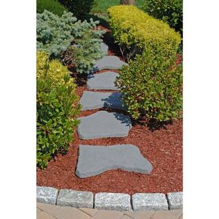 Nantucket Pavers 20 in. and 21 in. Irregular Blue Concrete Step Stone Kit (20-Piece) 52201