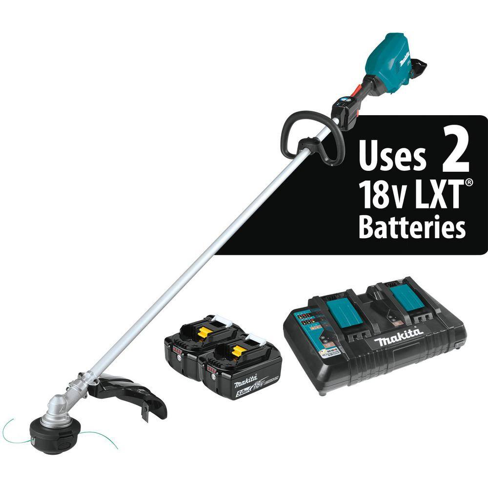 Makita 18V X2 (36V) LXT Lithium-Ion Brushless Cordless String Trimmer Kit (5.0Ah) XRU18PT