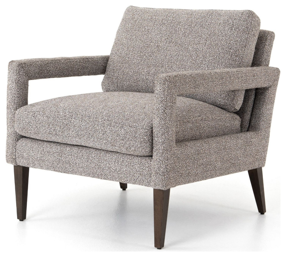 Olson Astor Ink Chair   Midcentury   Armchairs And Accent Chairs   by Zin Home  Houzz