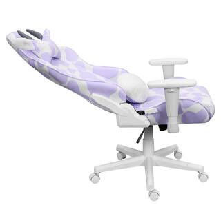 Techni Sport Cow Series TS85 Lavender Gaming Chair with Adjustable Arms RTA-TS85-LAV