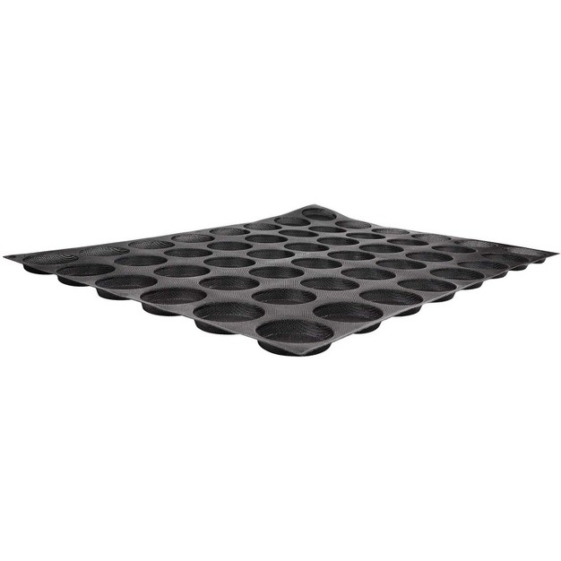 Sasa Demarle Sf 1006 Flexipan Air Perforated Baking Mat With 48 Round Cavities Each Cavity 2 25 Inch X 0 75 Inch High