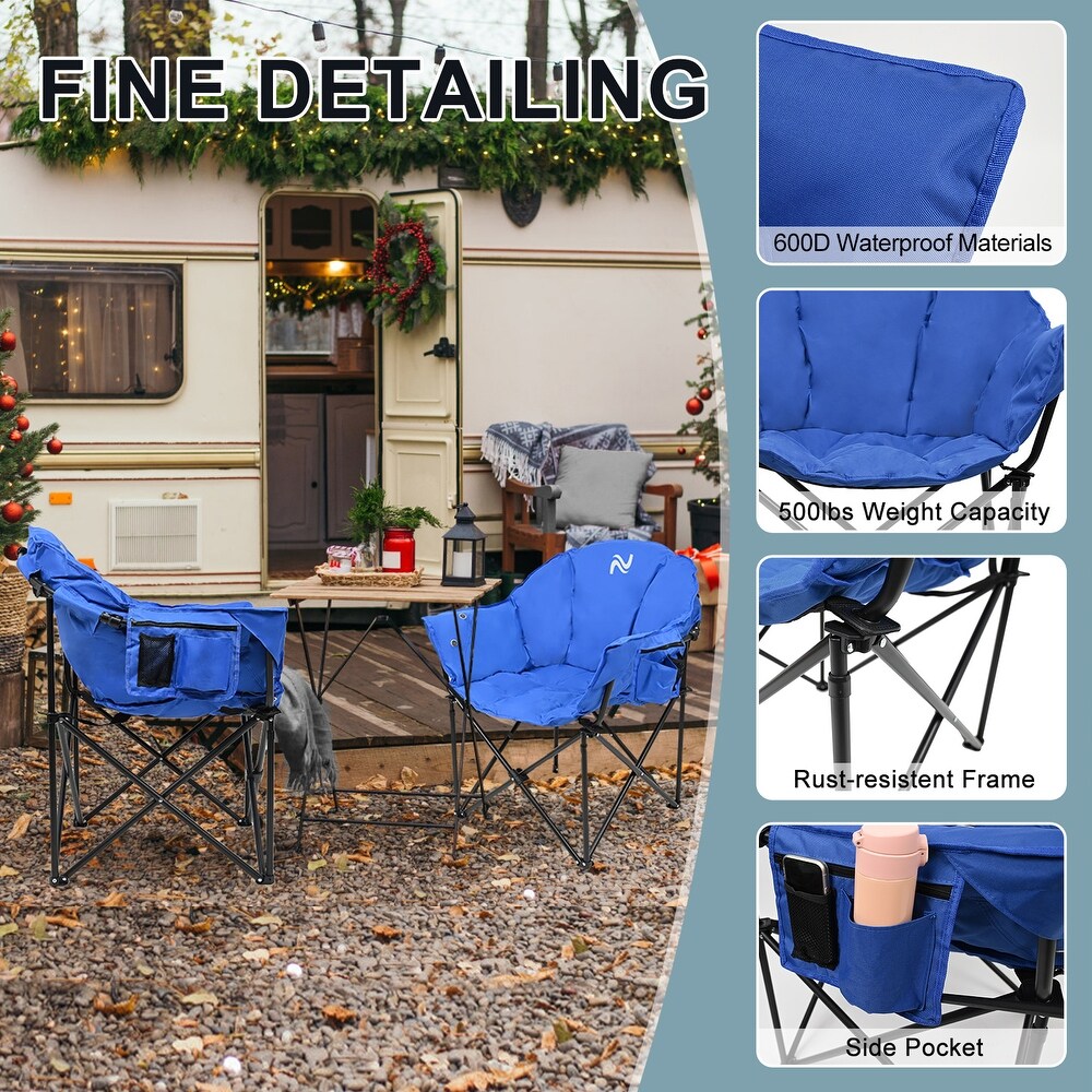 Heated Camping Chair with 3 Heat Levels  Portable Folding Heated Chair   39.40\