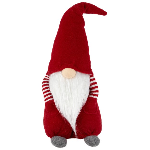 Red And White quot hands In Pocket quot Boy Christmas Gnome Decoration