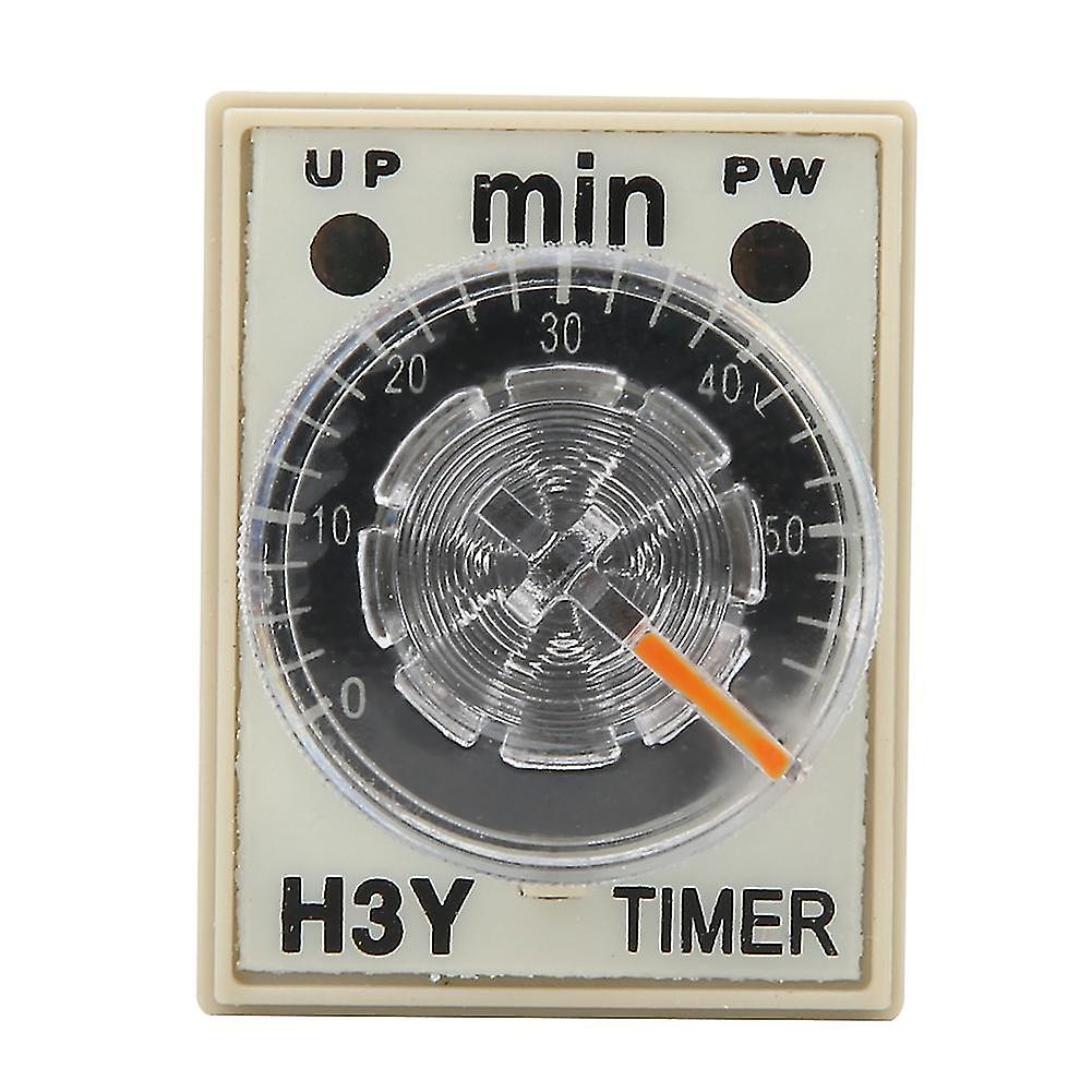 H3Y-2 Delay Timer 8 Pin Timer Relay 0~60 Minutes Dial Type 5A for Multiple Purpose <br>(220VAC )