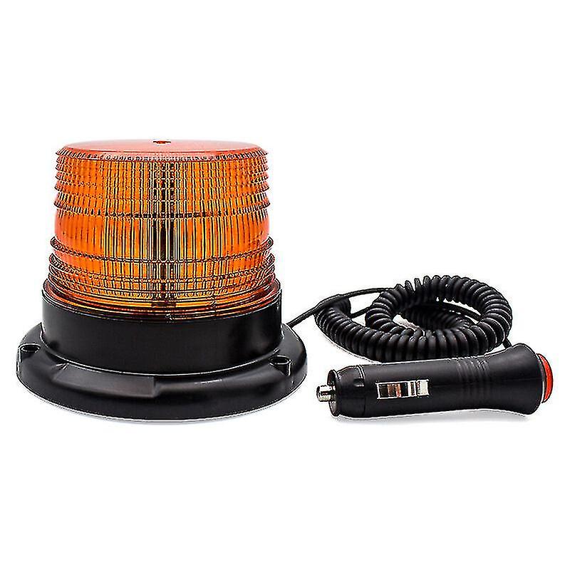 12v Led Wireless Strobe Light Magnetic Flashing Emergency Signal Lights (orange)