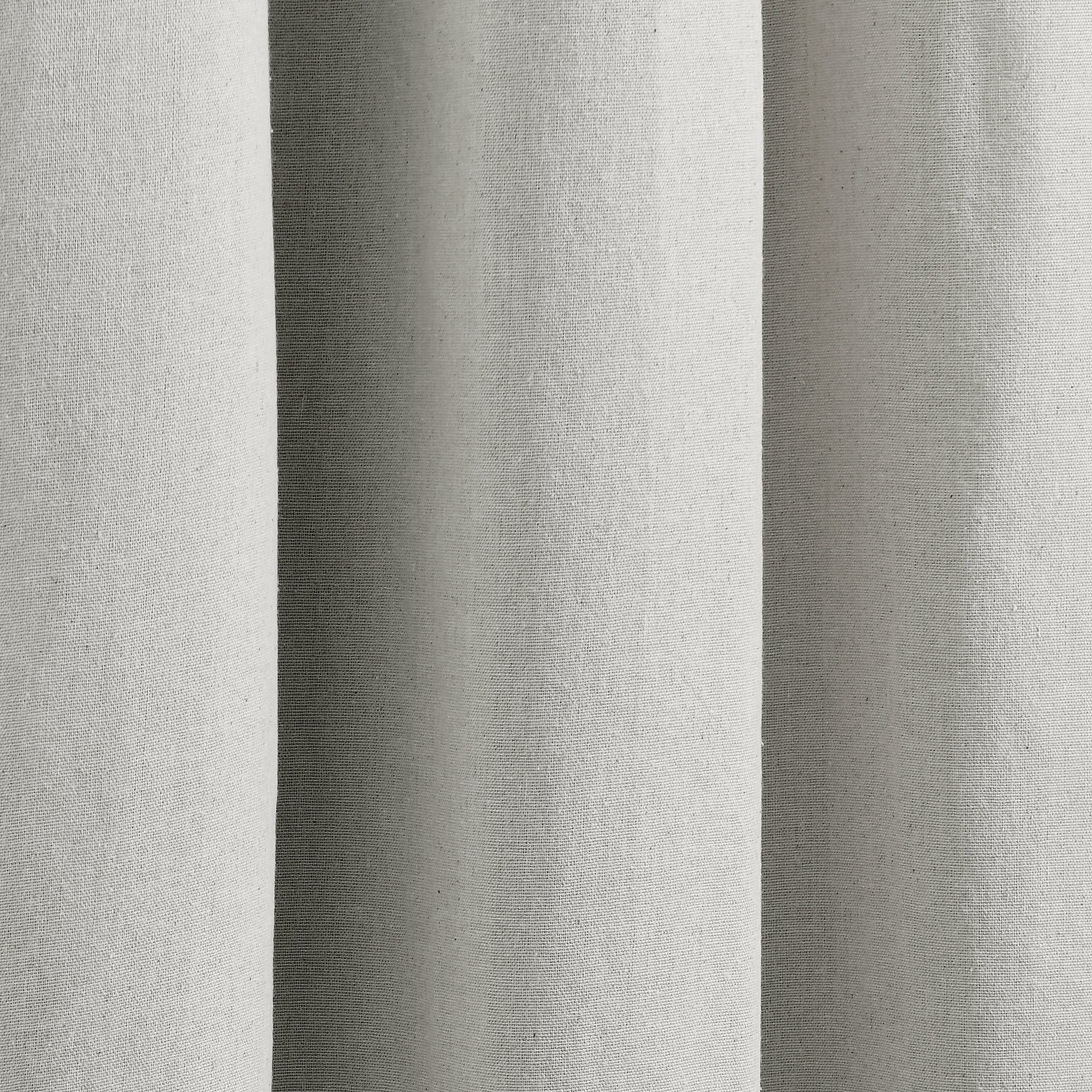 Insulated Grommet Blackout Faux Linen Window Curtain Panel