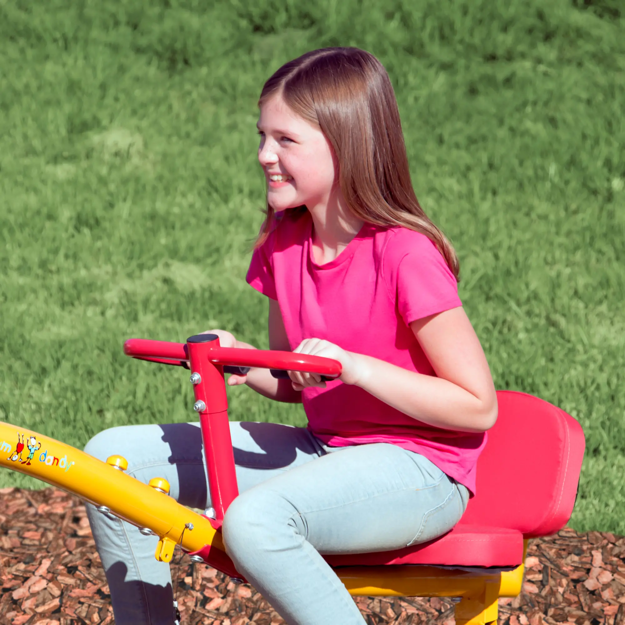 Gym Dandy Kids Playground Spinning Teeter Totter