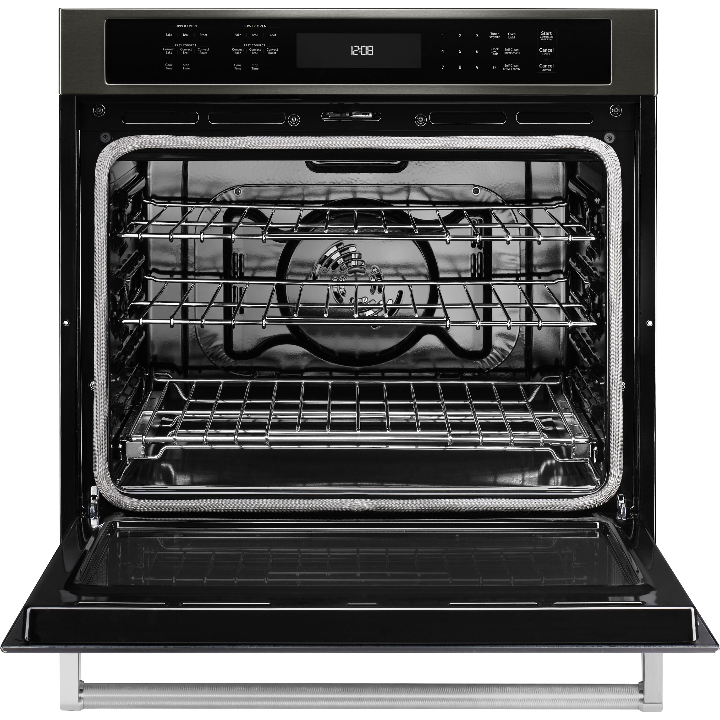 KitchenAid 30-inch, 5 cu. ft. Built-in Single Wall Oven with Convection KOSE500EBS