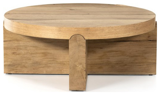 Evaine Coffee Table Bleached Oak   Modern   Coffee And Accent Tables   by Virgil Stanis Design  Houzz