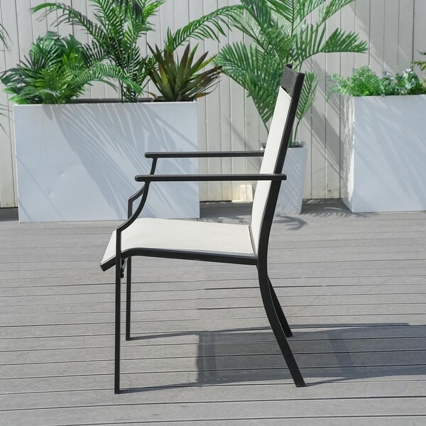 Outdoor 7Piece Iron Rattan Dining Set (You can choose one set or a single piece)