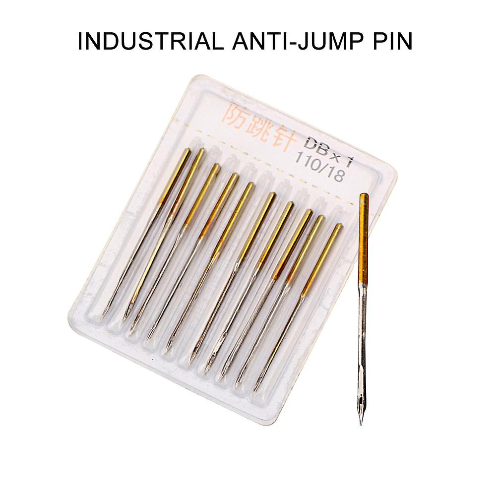 Orange 10pcs Industrial Anti-jump Pin Sewing Machine Needle Sewing Machine Accessories