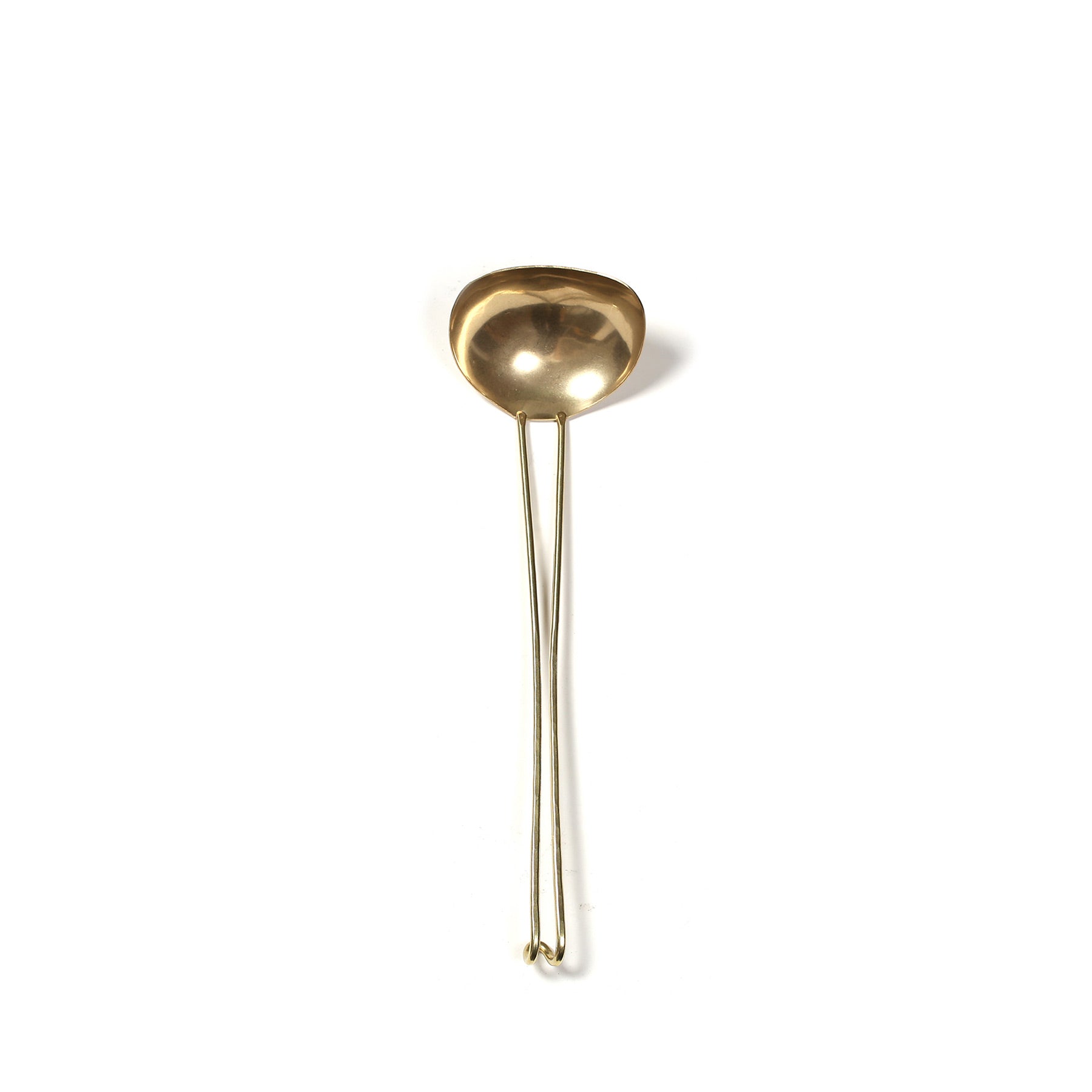 Brass Ladle with Curve