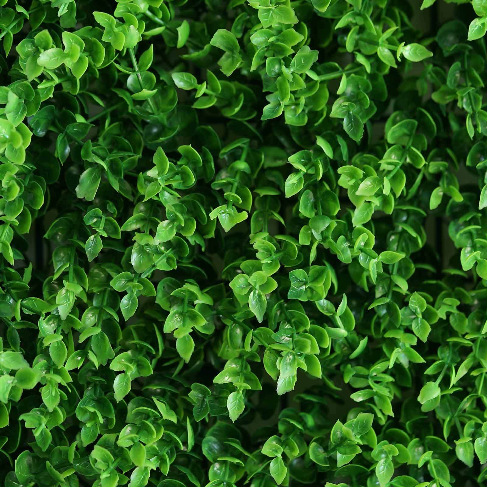 Baby Green Boxwood Hedge Garden Wall Backdrop Mat 4 Artificial Panels 11 Sq ft.