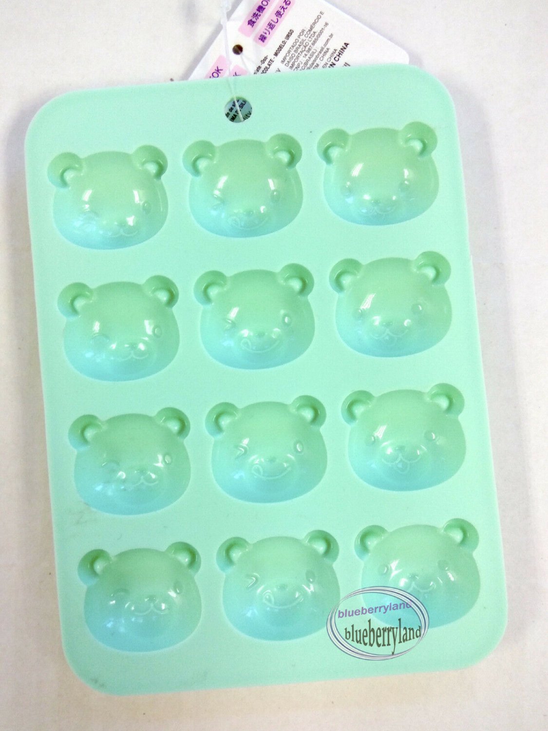 Silicone Bear Shape Chocolate MOLD Ice Cube Tray Rack Mould kitchen kit jelly