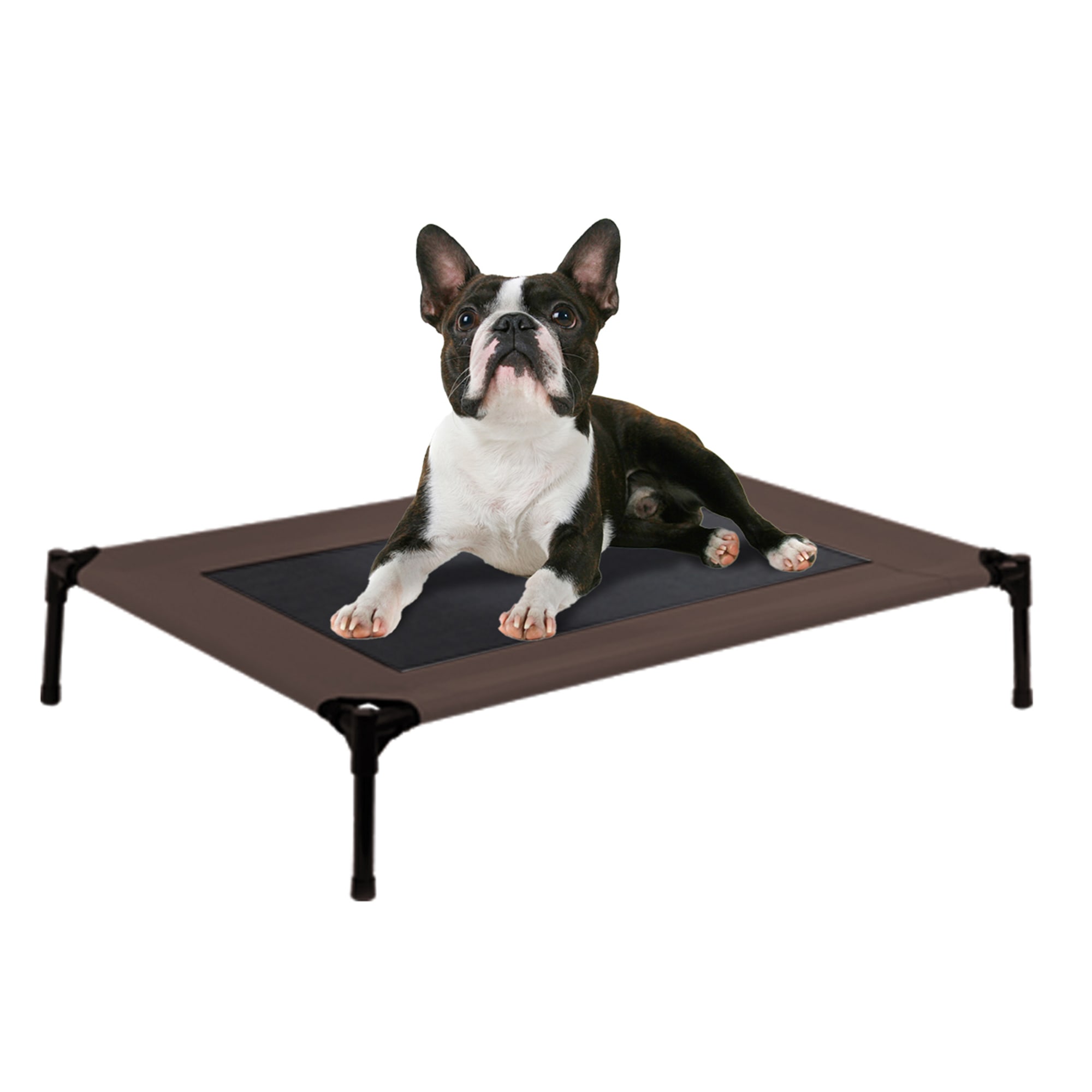 Solar Tec Brown Elevated Dog Bed， 24