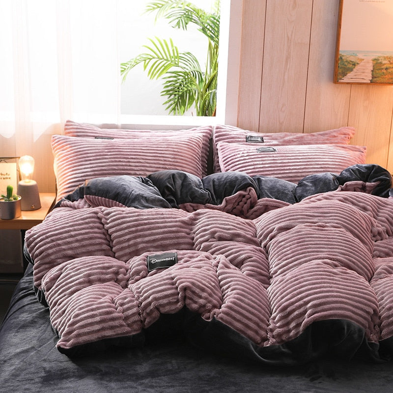 Snugly Warm Fleece Bedding Set