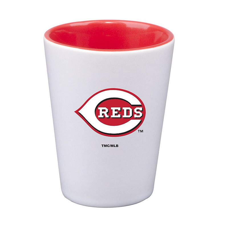 Cincinnati Reds 2oz. Inner Color Ceramic Cup