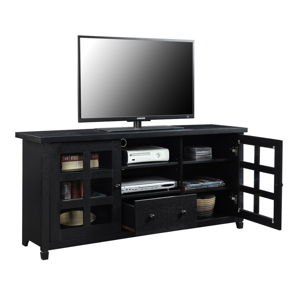 Newport Park Lane 1 Drawer TV Stand with Storage Cabinets and Shelves for TVs up to 65 Inches